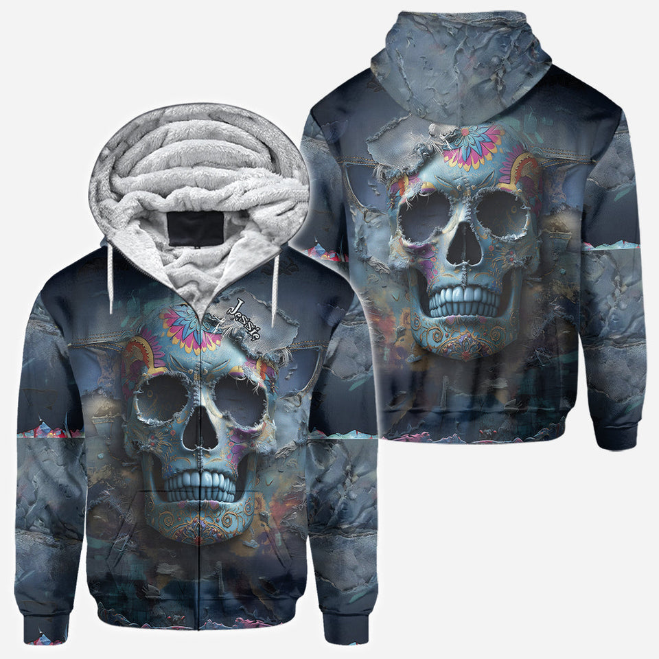 Sugar Skull - Personalized Skull All Over Shirt
