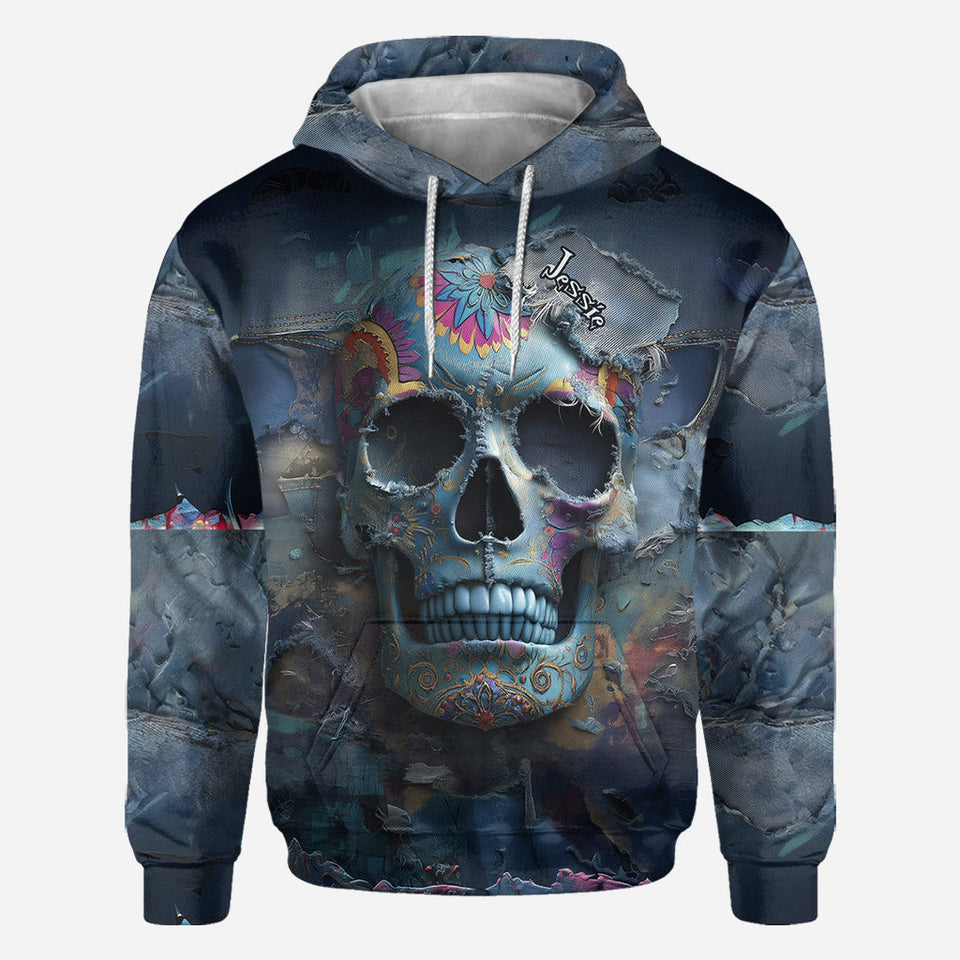 Sugar Skull - Personalized Skull All Over Shirt