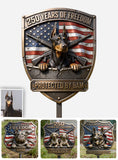 250 Years Of Freedom, Pet 250th US Anniversary - Personalized Dog Acrylic Garden Sign/ Acrylic Plaque Sign