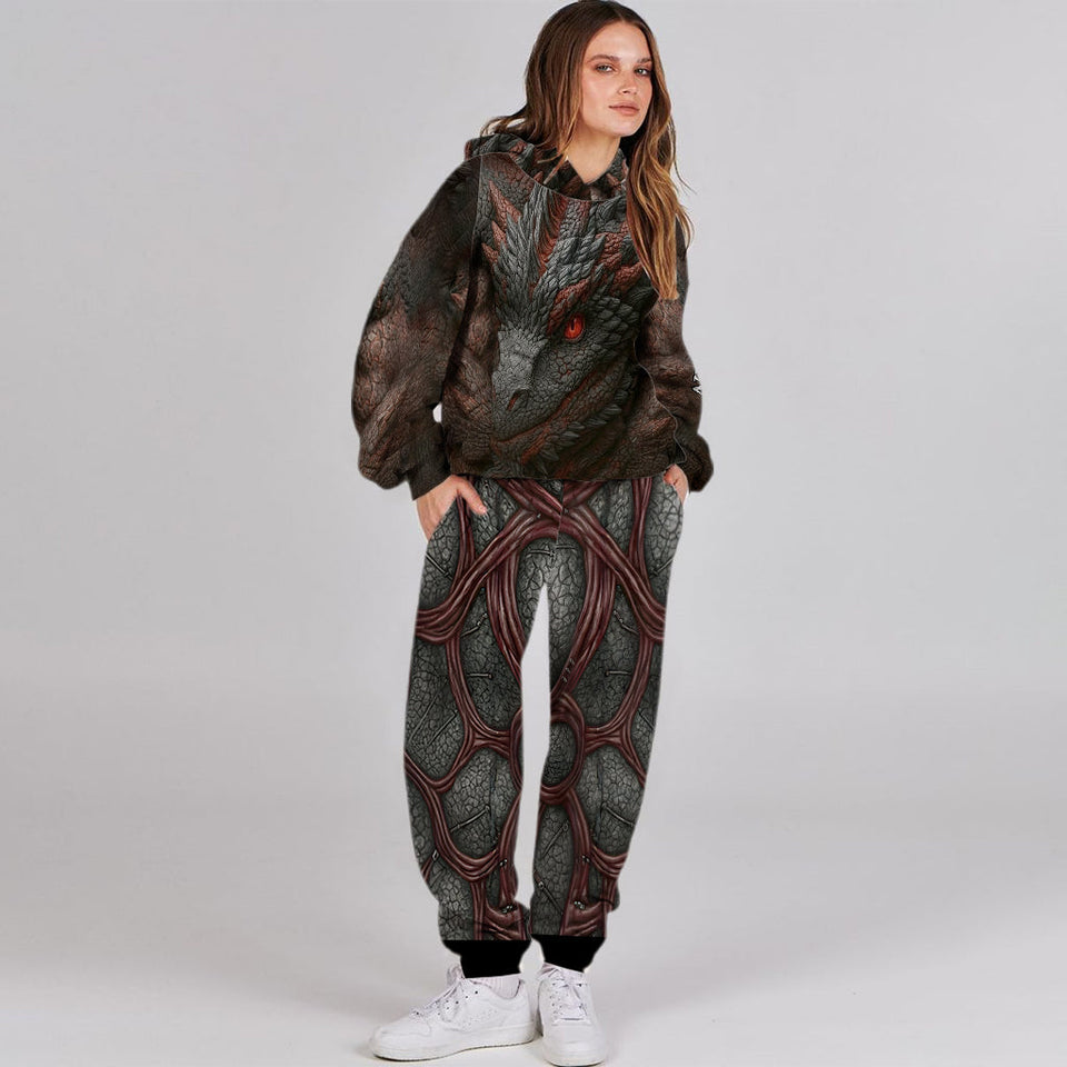 Dragon Lover Gift - Personalized Dragon Hoodie and Sweatpants