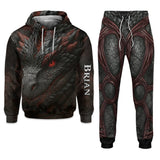 Dragon Lover Gift - Personalized Dragon Hoodie and Sweatpants