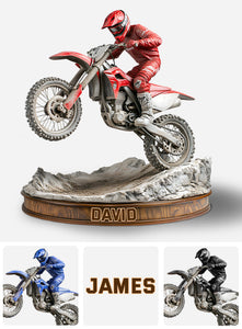 Ride Or Die - Personalized Dirt Bike Custom Shaped Acrylic Plaque