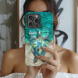 Sea Turtle Lovers - Personalized Turtle Full Print Phone Case