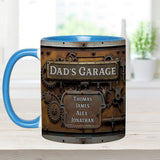 Dad's Garage - Personalized Father Accent Mug