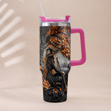 It's Time - Personalized Witch Tumbler With Plush Charm