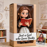 Any Hobby, Any Photo - Reading, Sewing, Gardening... - Personalized Book Custom Shaped Acrylic Plaque