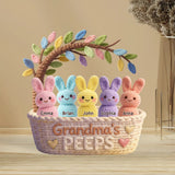 Grandma's Peeps - Personalized Grandma Custom Shaped Acrylic Plaque