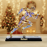 Luxury Creative Running Figurine Decoration Abstract - Personalized Running Custom Shaped Acrylic Plaque