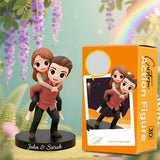 Loving Memories Keepsake - Personalized Couple Custom Made 3D Minifigure