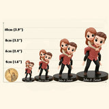 Loving Memories Keepsake - Personalized Couple Custom Made 3D Minifigure