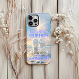 Life Is Better With Flipflops - Personalized Sea Lover Full Print Phone Case