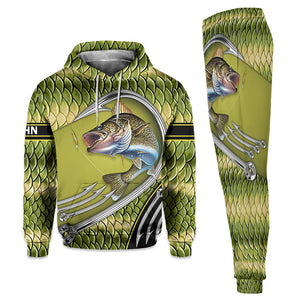 Love Fishing - Personalized Fishing Hoodie and Sweatpants