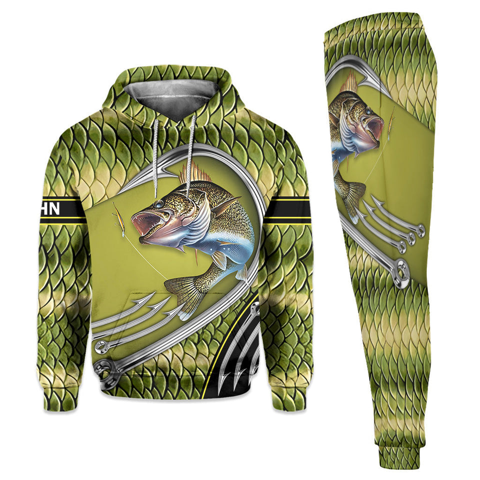 Love Fishing - Personalized Fishing Hoodie and Sweatpants