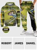 Love Fishing - Personalized Fishing Hoodie and Sweatpants