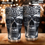Strong Skull - Personalized Skull Tumbler