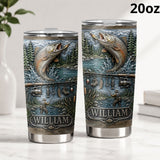 Gone Fishing - Personalized Fishing Tumbler