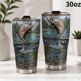 Gone Fishing - Personalized Fishing Tumbler