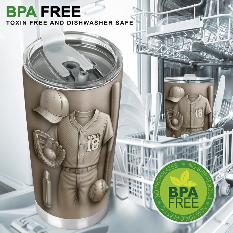 Baseball Is More Than A Game - Personalized Baseball Tumbler