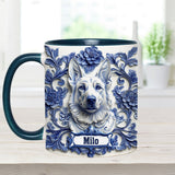 Cute German Shepherd - Personalized Dog Accent Mug
