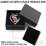 Custom Any Photo - Personalized Autism Awareness Shaped Metal Pendant Necklace