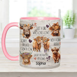 Love Highland Cows - Personalized Highland Cow Accent Mug