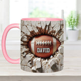 Victory Sip - Personalized Football Accent Mug