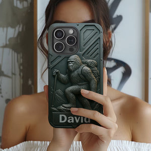 Sasquatch - Personalized Hiking Full Print Phone Case