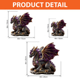 Amethyst/ Rose Quartz/ Ruby/... Style Dragon - Personalized Dragon Custom Shaped Acrylic Plaque