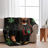 Dopest Dad - Personalized Weed Blanket