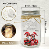 Growing Old Together Since - Personalized Couple Mason Jar Light