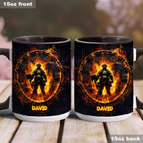 Proud Firefighter - Personalized Firefighter Accent Mug