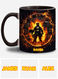 Proud Firefighter - Personalized Firefighter Accent Mug