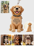 I'm Always With You - Personalized Dog Plush Keychain