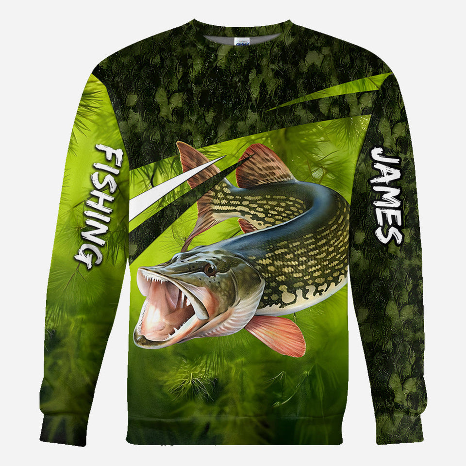 Love Fishing - Personalized Fishing All Over Shirt