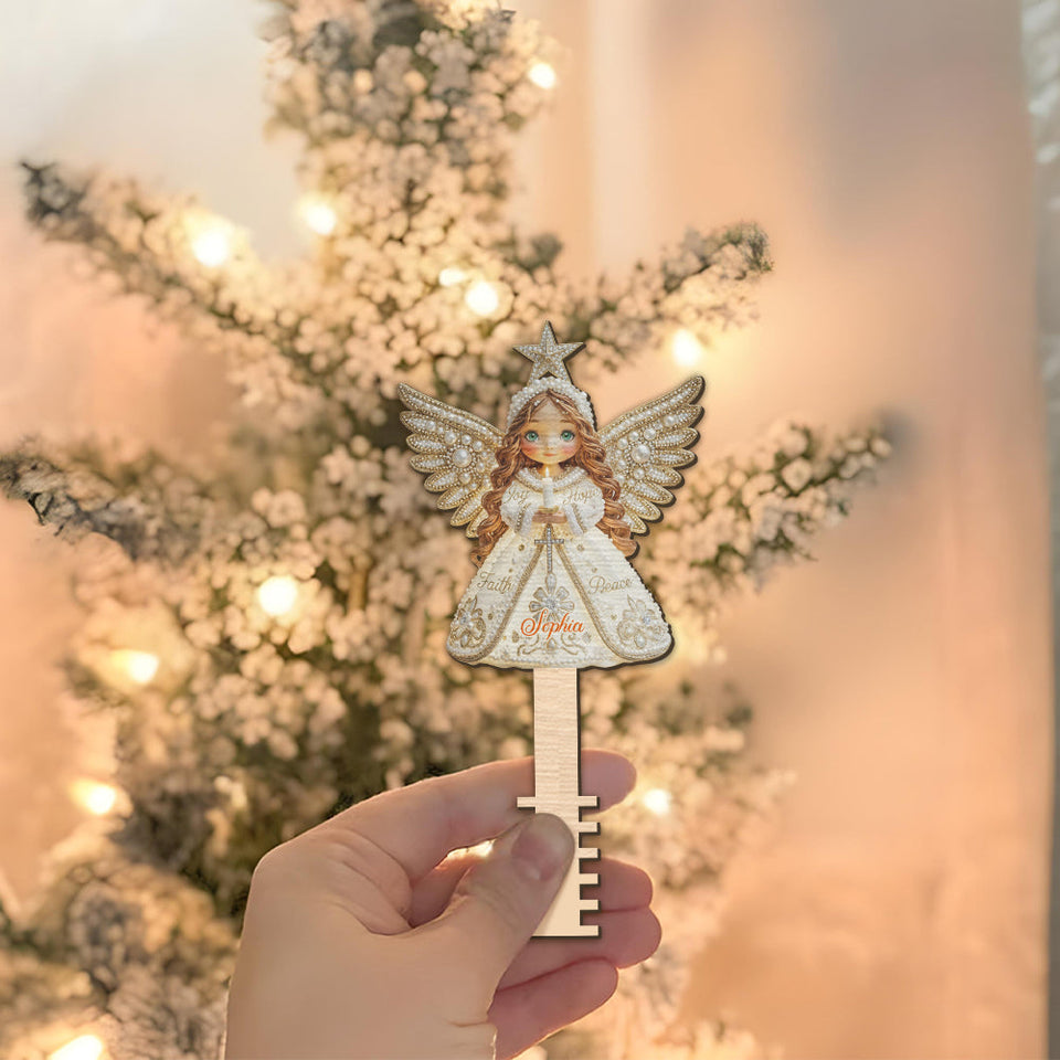 Angel Joy Hope Faith Peace - Christian Tree Topper