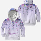Grandma And Children Butterfly - Personalized Grandma All Over Shirt