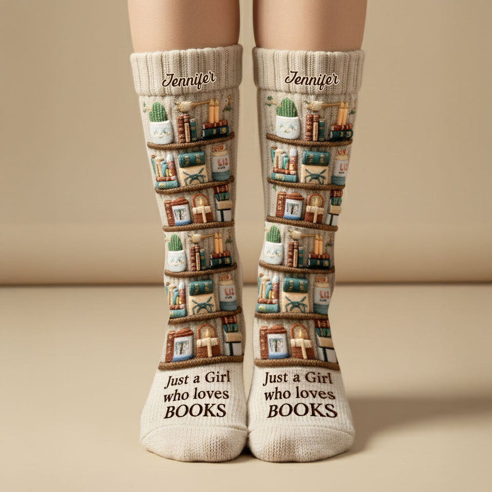 Love Reading - Personalized Book Socks