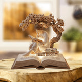 Just A Girl Who Loves Books - Personalized Book Custom Shaped Acrylic Plaque