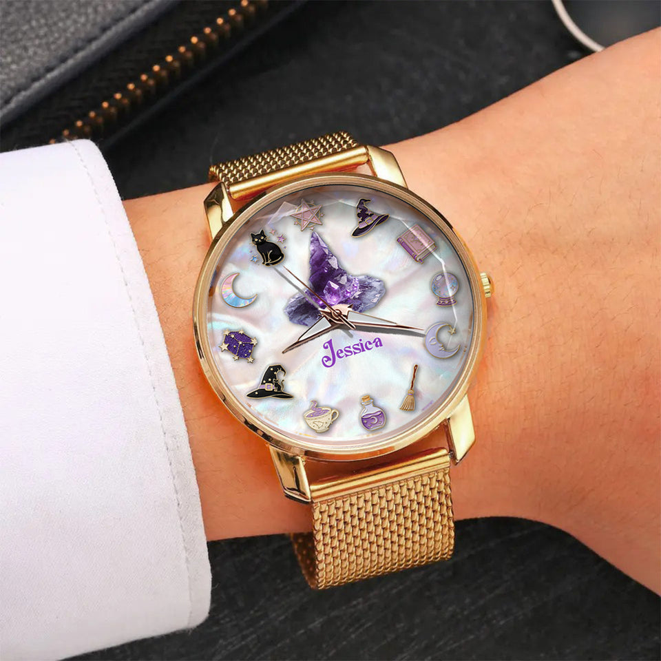 Sparkle Witch - Personalized Witch Women Hand Watch