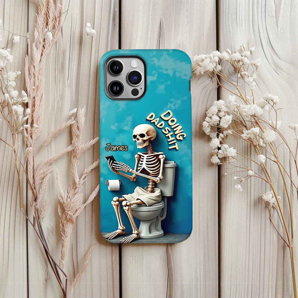 Doing Dad Shit - Personalized Father Full Print Phone Case