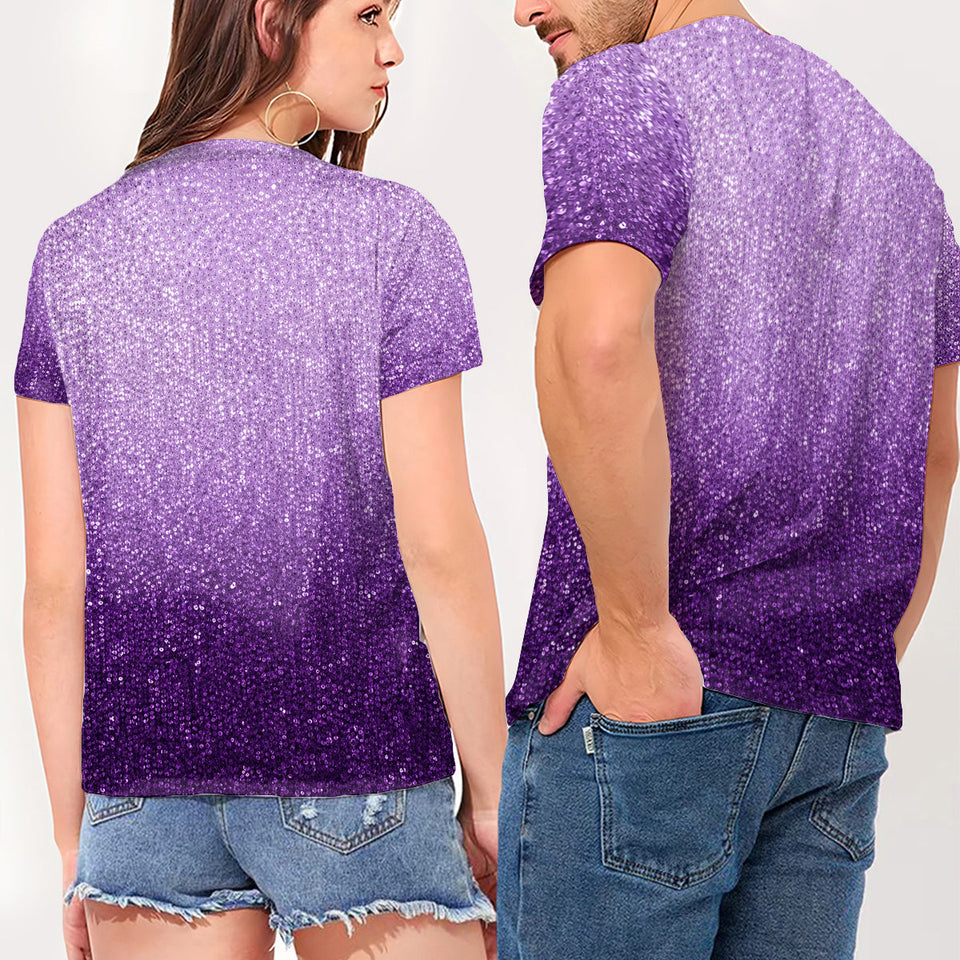 Alzheimer’s Awareness Month - Personalized Alzheimer Awareness Fully Printed V-Neck T-Shirt