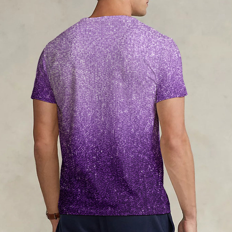 Alzheimer’s Awareness Month - Personalized Alzheimer Awareness Fully Printed V-Neck T-Shirt