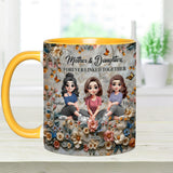 Mother & Daughters - Personalized Mother Accent Mug