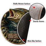 Fishing Lovers Gift - Personalized Fishing Non-Slip Tufted Rug
