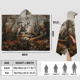 Deer Hunting Season - Personalized Hunting Rain Poncho Coat