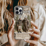 Bigfoot Saw Me But Nobody Believes Him - Personalized Hiking Full Print Phone Case