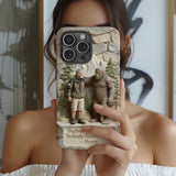 Bigfoot Saw Me But Nobody Believes Him - Personalized Hiking Full Print Phone Case
