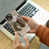 Bigfoot Saw Me But Nobody Believes Him - Personalized Hiking Full Print Phone Case