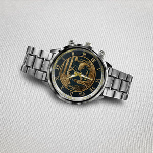 Gift For Fishing Lovers - Personalized Fishing Hand Watch