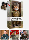 Veteran Gift - Personalized Veteran Custom Shaped Acrylic Plaque